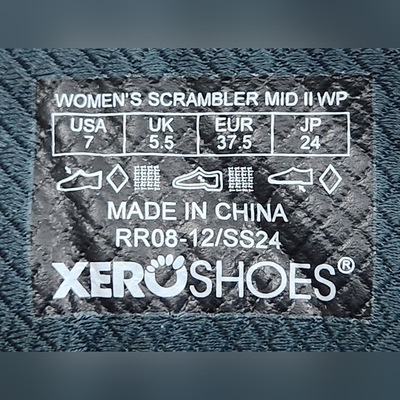 Xero Scrambler Mid II  Ultra-Light Hiking Boots Women's Size 7 - Picture 9 of 9